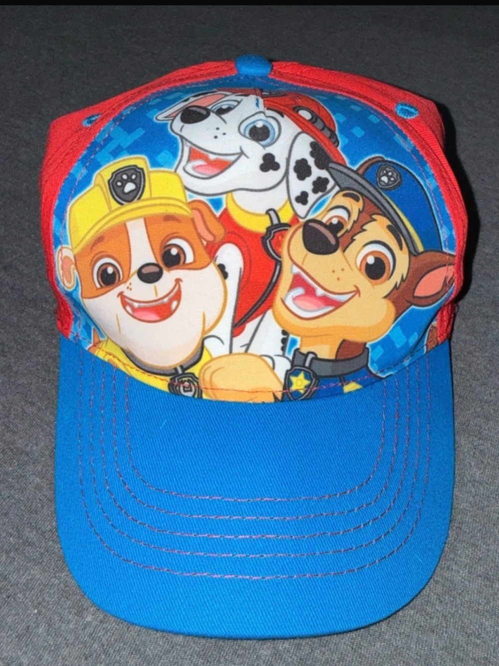 Nickelodeon Paw Patrol Blue & Red Character Baseball Cap